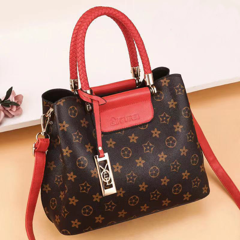 2025 New Versatile Fashion One-Shoulder Crossbody Bag Large Capacity Women's Multi-layer Handbag